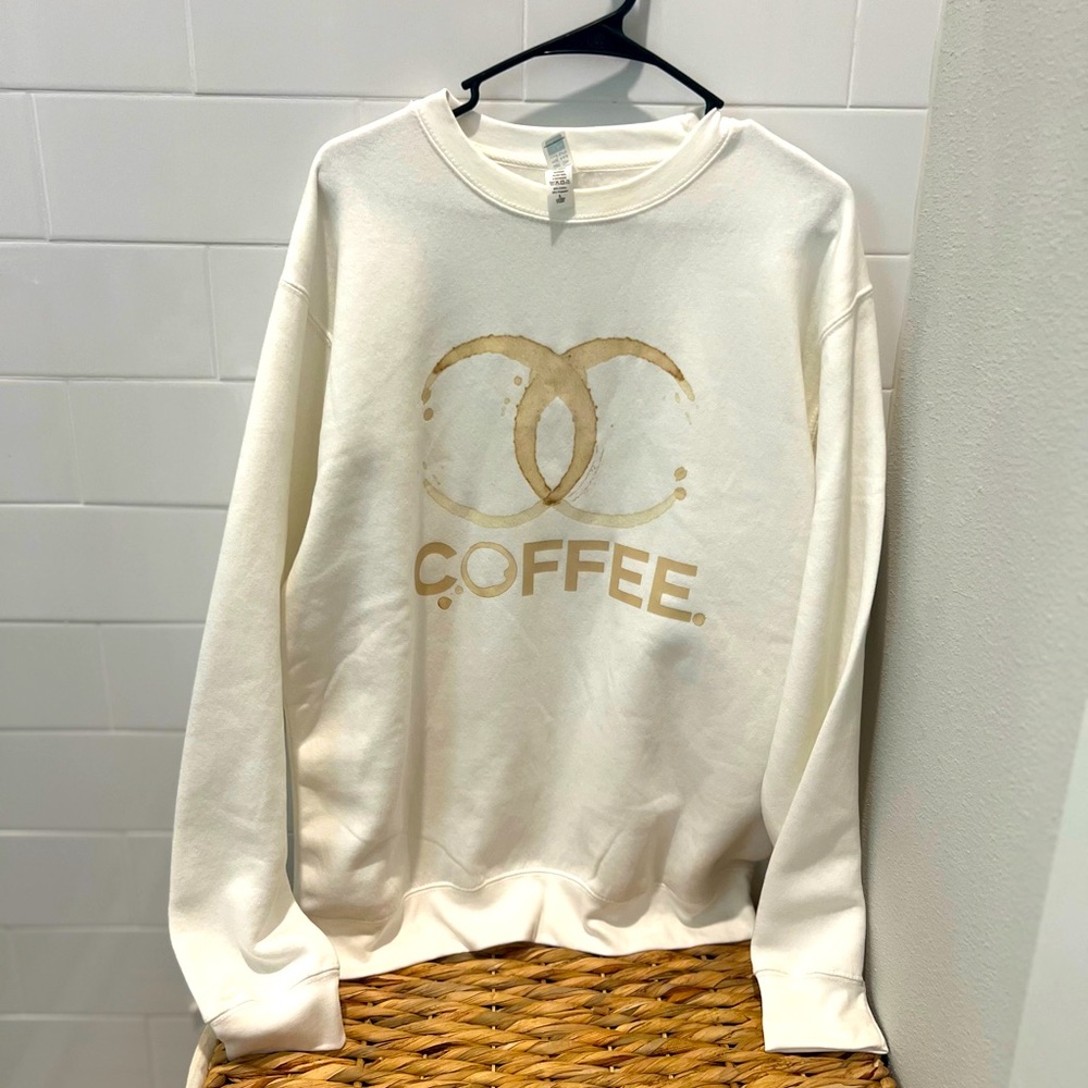 Coffee designer sweatshirt